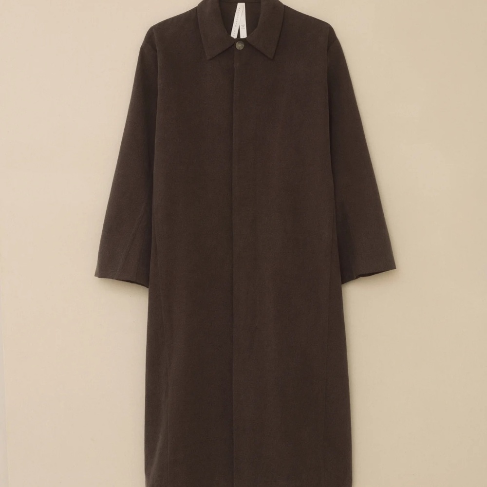 Lauren Manoogian Canvas Car Coat in Soil - Picture 4 of 10